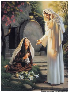 Mary and the Resurrected Jesus Christ